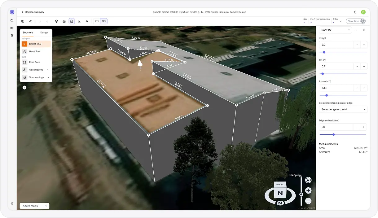 Roof &amp; Site Editing
